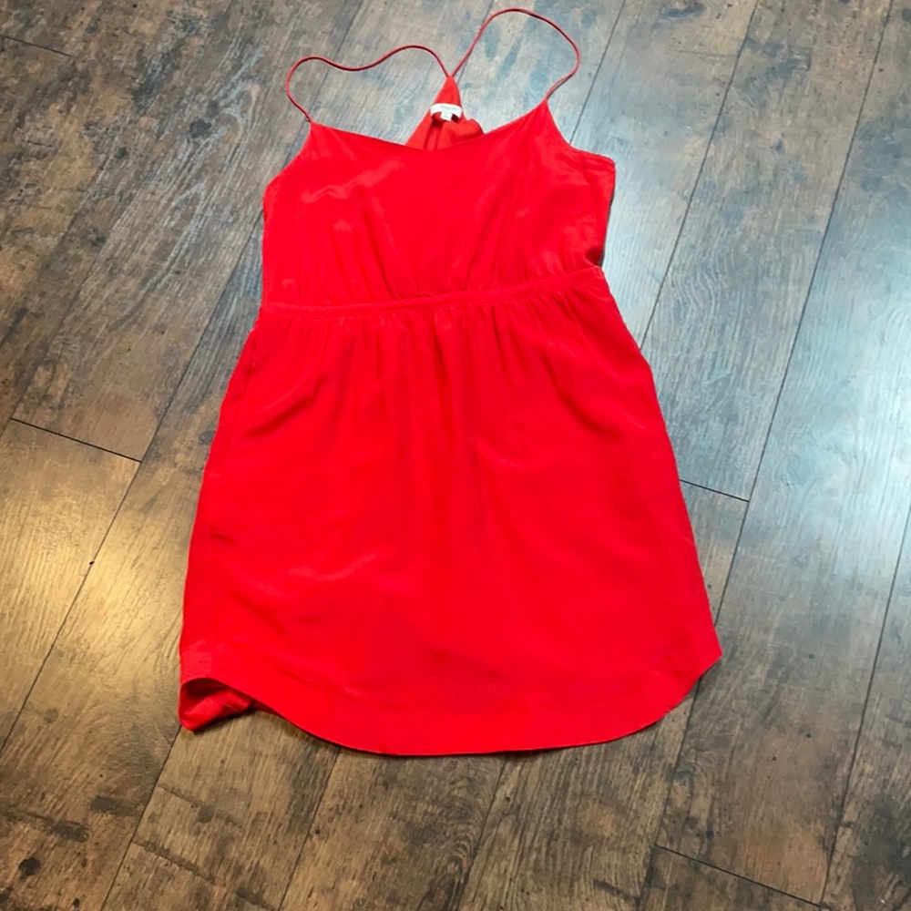Madewell Racer Back Dress with Pockets